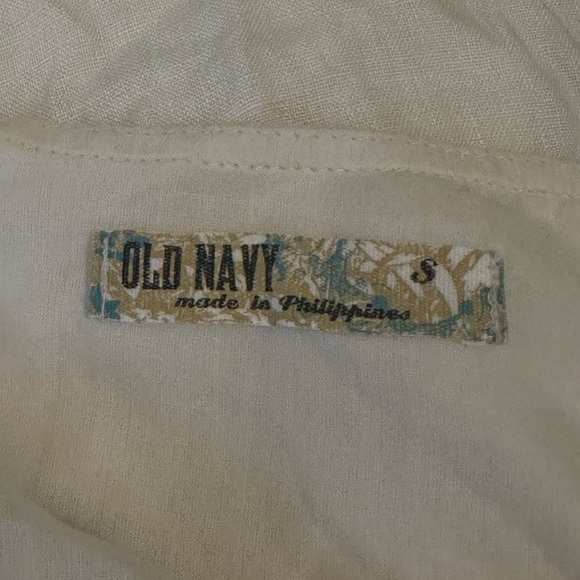 Vintage Old Navy Cream Baby Doll Dress - Picture 4 of 4